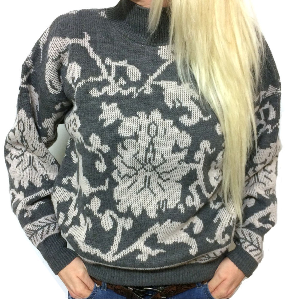 Vintage 90s Kawaii Grunge Oversize Knit Sweater - Picture 4 of 8